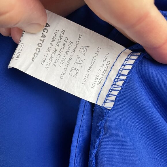 Rawlings Short Sleeve Quarter Zip Baseball Pullover Wind Breaker Men's Medium M - Picture 4 of 5